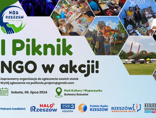 Nasz patronat: I Piknik NGO w Parku Kultury i Wypoczynku Bulwary Rzeszów!