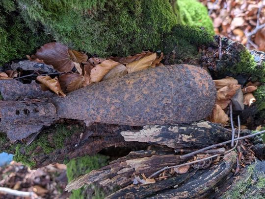 Niebezpieczne odkrycie w bieszczadzkich kniejach! Śmiercionośna pamiątka z czasów II wojny światowej na granicy