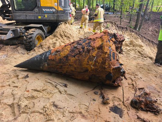 Niezwykłe znalezisko w Bliźnie. Odkryto około 200 kg szczątków rakiety V-2