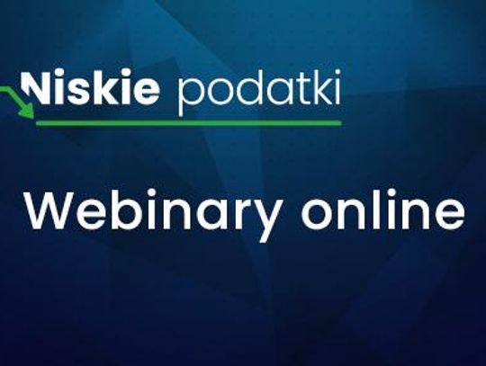 Niskie podatki – bezpłatne spotkania informacyjne