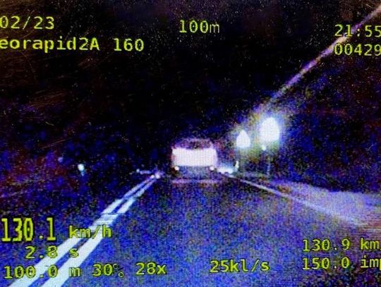 Obywatel Ukrainy jechał w terenie zabudowanym 130 km/h