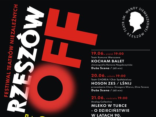 OFF Rzeszów 2026 wraca z mocą! Pięć dni teatralnej jazdy bez hamulców