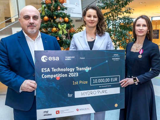 Pierwsze miejsce naukowców z Politechniki Rzeszowskiej w konkursie ESA Technology Transfer Competition