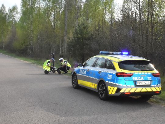 Pijany 13-latek na hulajnodze elektrycznej wylądował w rowie. Trafił do szpitala w Rzeszowie