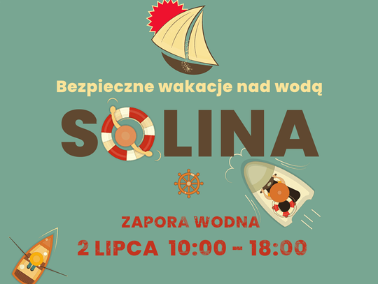 Piknik "Bezpieczne wakacje nad wodą" już 2.07 w Solinie