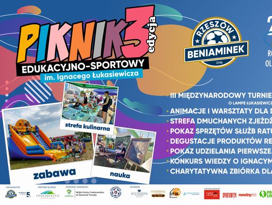 Piknik Edukacyjno-Sportowy im. Ignacego Łukasiewicza zbliża się wielkimi krokami!