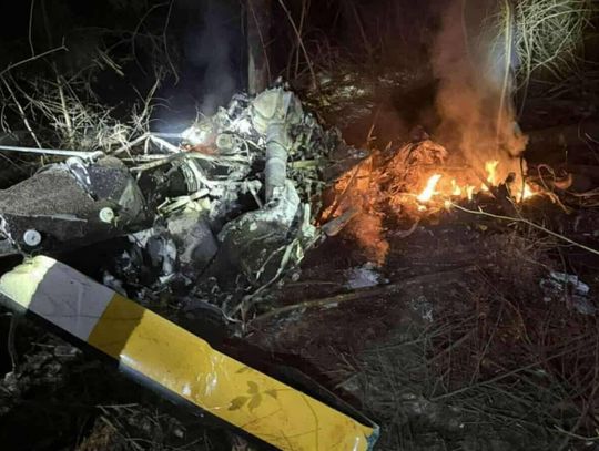 PILNE! Helikopter rozbił się w lesie w okolicy Malawy. Dwie osoby nie żyją! [WIDEO]