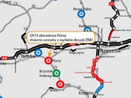 Pilzno doczeka się obwodnicy. Jest wniosek o pozwolenie na budowę i konkretny termin