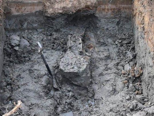 Podczas prac kanalizacyjnych znaleziono ludzie szczątki
