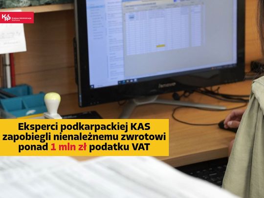 Podkarpacka Krajowa Administracji Skarbowa wykryła nieprawidłowości w rozliczeniu podatku VAT przez spółkę, która zawyżyła kwotę do zwrotu