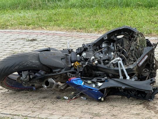 Policja o niedzielnym wypadku na DK28. Młody motocyklista zginął przypadkowo