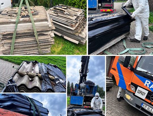 Ponad 100 ton azbestu zniknęło z gminy Świlcza. Eternit usunięto z 48 posesji