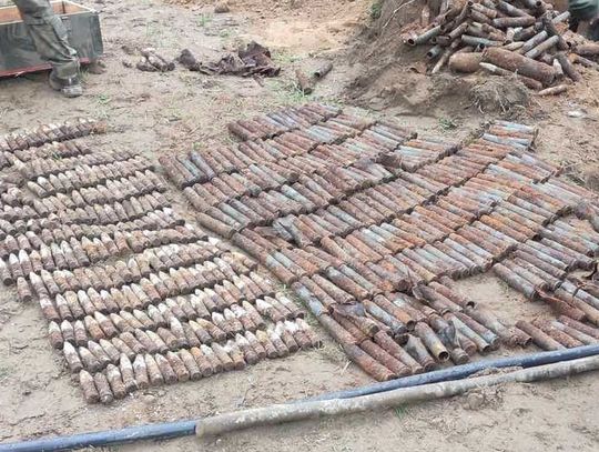 Ponad 2000 pocisków z II wojny odkrytych w Jasionce. Saperzy zabrali niewybuchy Ponad 2000 pocisków z II wojny odkrytych w Jasionce. Saperzy zabrali niewybuchy