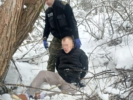 Pościg strażników za kurierem przewożącym nielegalnych imigrantów