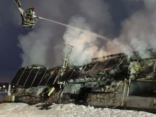 Poważny pożar hali produkcyjnej na Podkarpaciu!