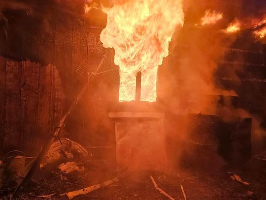 Pożar domu i budynku gospodarczego w Cieplicach. W akcji liczne zastępy straży [ZDJĘCIA]
