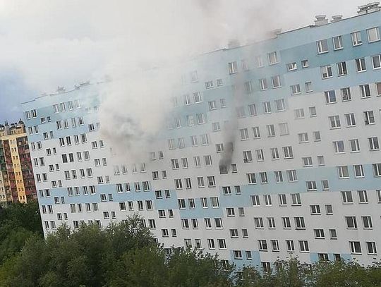 Pożar mieszkania na Nowym Mieście