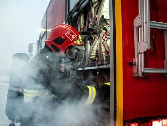 Pożar w Przemyślu. W akcji brały udział 4 zastępy PSP