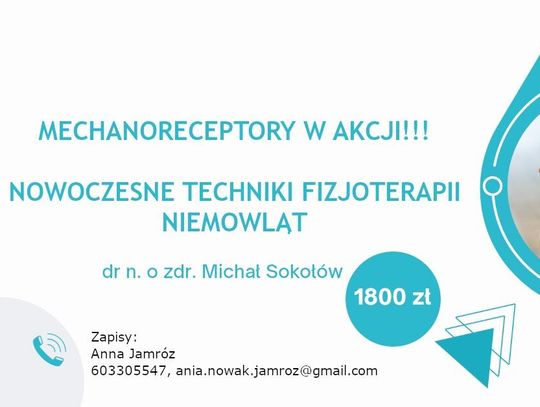 Poznaj klucz do efektywnej terapii niemowląt - mechanoreceptory!!