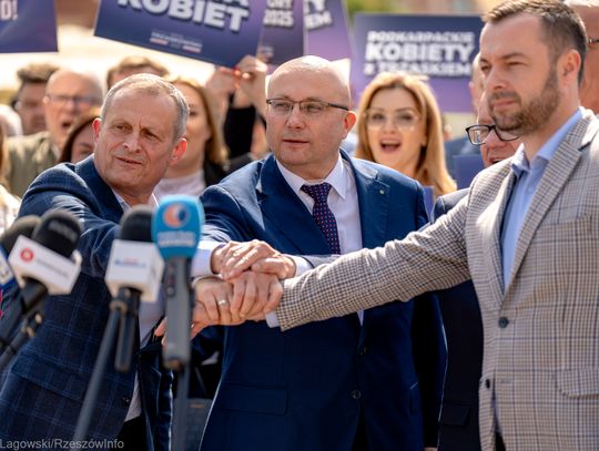 Przedstawiciele koalicji radzącej łączą siły. Wspólne poparcie dla Rafała Trzaskowskiego [ZDJĘCIA]