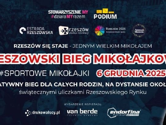 Radosny tłum Mikołajów znów na ulicach Rzeszowa