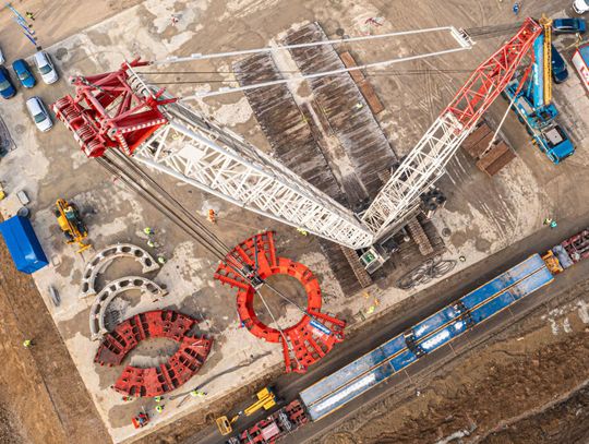 Rozpoczyna się montaż maszyny TBM, która wydrąży tunel na S19