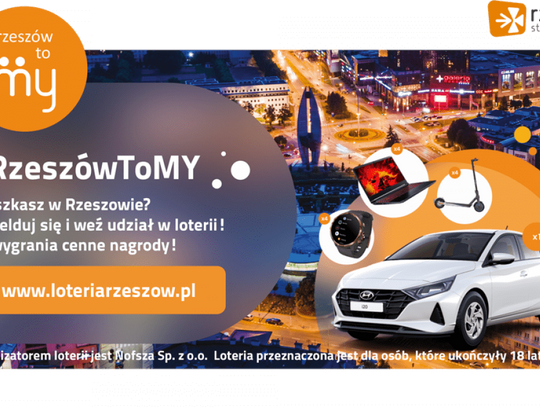 Ruszyła loteria meldunkowa ,,Rzeszów to My". Do wygrania Hyundai i20