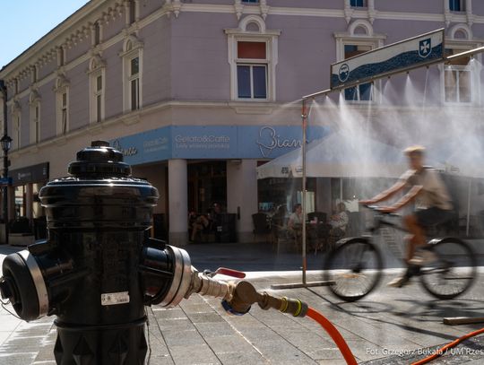 Rzeszów walczy z upałami. Na ulicach miasta staną kurtyny wodne dla ochłody