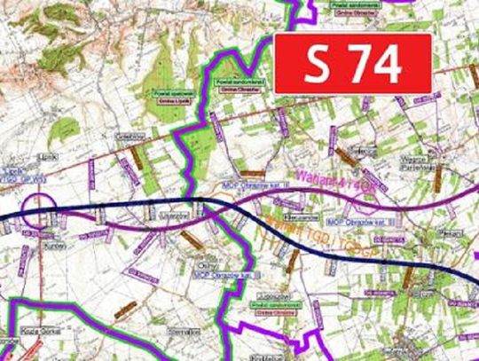 S74 coraz bliżej Podkarpacia. Ruszyły przygotowania do budowy 73 kilometrów ekspresówki