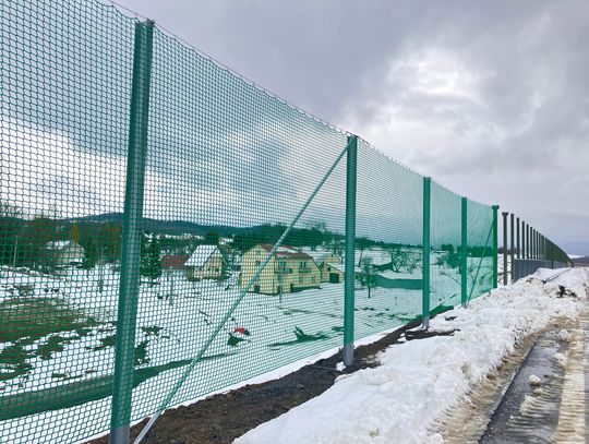 Siatki ochronne dla nietoperzy na S19 w okolicach Dukli