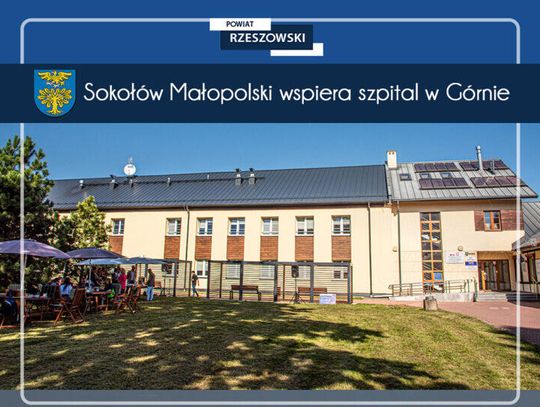 Sokołów Małopolski wspiera szpital w Górnie