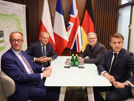 Spotkanie Tuska, Macrona, Merza i Starmera w Rzeszowie