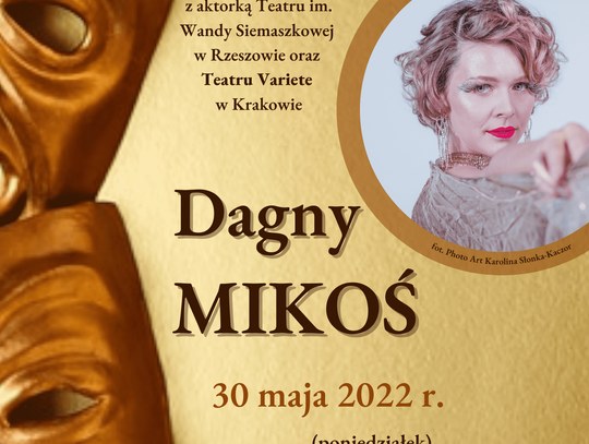 Spotkanie z aktorką - Dagny Mikoś, w ramach cyklu Wieczór z Melpomeną w bibliotece