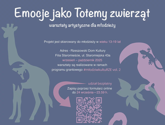 Sztuka i symbolika zwierząt. Warsztaty „Emocje jako Totemy Zwierząt”