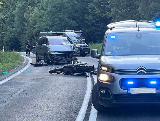 Tragedia na drodze w regionie. Nie żyje 48-letni motocyklista!