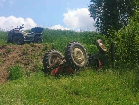 Tragedia w Przysietnicy. Ciągnik przygniótł mężczyznę, na ratunek było za późno