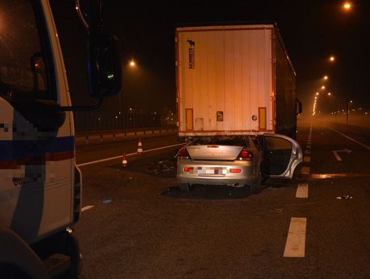 Tragiczny wypadek na autostradzie A4. Nie żyje 35-letni mężczyzna