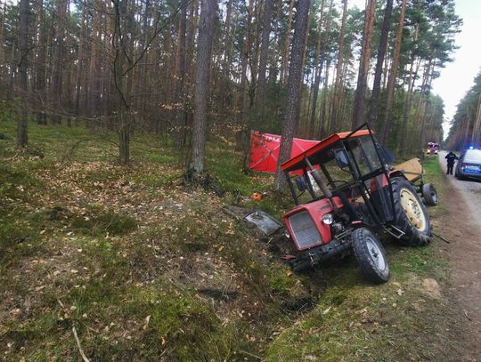 Tragiczny wypadek w Brzózie Królewskiej. Mężczyzna został przygnieciony przez ciągnik rolniczy