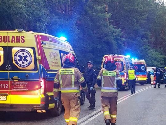 Tragiczny wypadek w Kurzynie Małej. Zginął 24-letni kierowca, pięć osób rannych