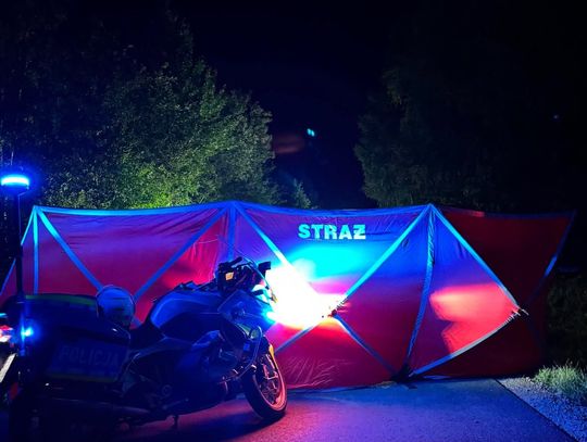 Tragiczny wypadek w Malawie. 24-letni motocyklista zginął na miejscu