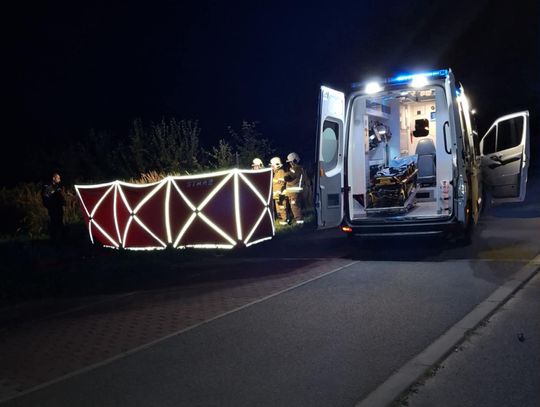 Tragiczny wypadek w Medyce. Bus śmiertelnie potrącił mężczyznę siedzącego na drodze