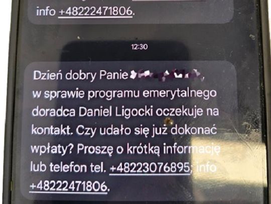 Uwaga na fałszywe telefony z ZUS. Oszuści żerują na seniorach