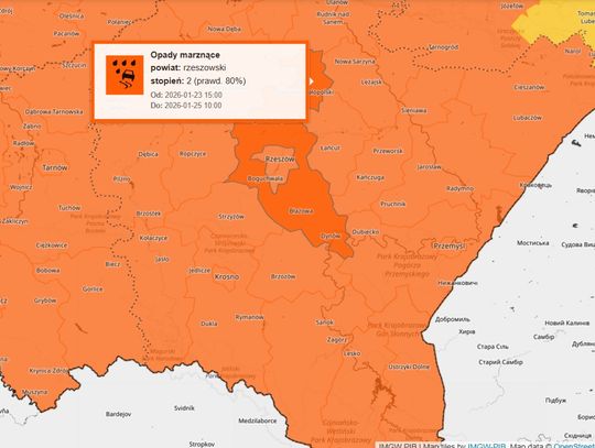 Uwaga, „szklanka” na drogach! IMGW wydaje ostrzeżenie 2. stopnia dla Podkarpacia Uwaga, „szklanka” na drogach! IMGW wydaje ostrzeżenie 2. stopnia dla Podkarpacia