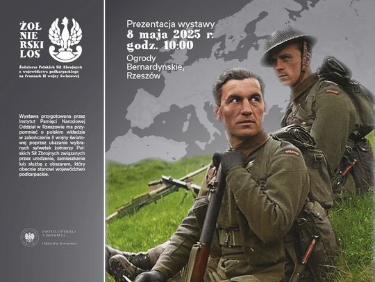 W czwartek w Ogrodach Bernardyńskich wystawa plenerowa na 80. rocznicę zakończenia II wojny światowej