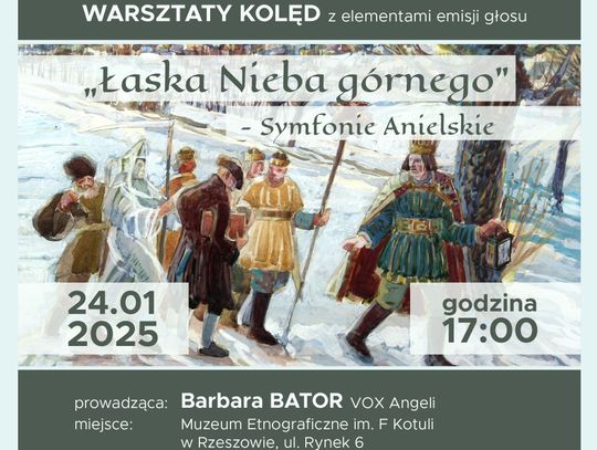 Warsztaty kolędowania w Muzeum Etnograficznym w Rzeszowie