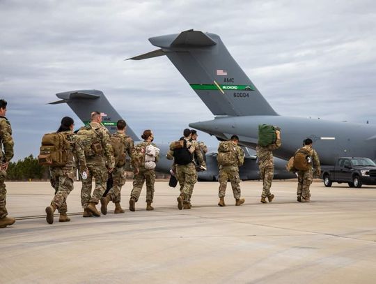 Wojskowe transporty wracają do Rzeszowa