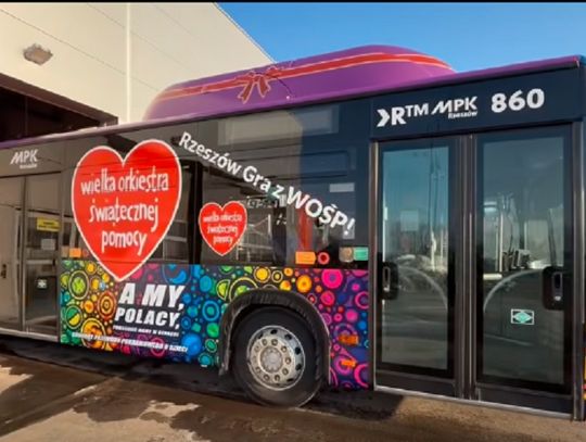 #wospobusRZ2 wyjechał na ulice Rzeszowa - 34. Finał WOŚP już w niedzielę!