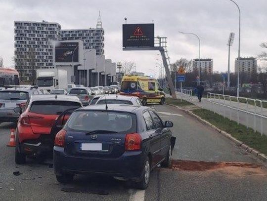 Wypadek na al. Powstańców Warszawy w Rzeszowie