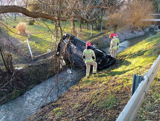 Wypadek w Hermanowej. Jedna osoba ranna
