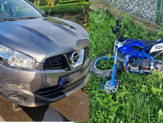 Wypadek w Humniskach. Ranne 8-letnie dziecko